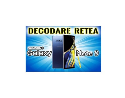 Decodare retea SAMSUNG Galaxy Note 9 n960 SIM Unlock foto