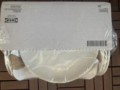 Set farfurii albe ikea 18 PCS - 6 persoane foto