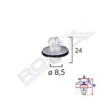 Clips Fixare Elemente Exterioare Pentru Suzuki/Toyota 8.5X24mm - Alb Set 10 Buc 136493 C10119-RMX