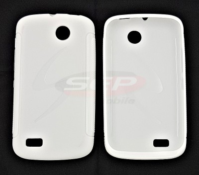 Toc plastic siliconat Allview P5 Mini ALB foto