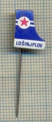 Y 1458 INSIGNA - LOSINJPLOV- TRANSPORT NAVAL - IUGOSLAVIA -PENTRU COLECTIONARI foto