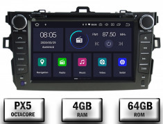 NAVIGATIE TOYOTA Corolla (2007-2011), ANDROID 10, Octacore PX5 4GB RAM + 64GB ROM cu DVD, 7 Inch - AD-BGWCOROLLA2P5 foto