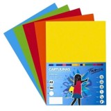 Carton colorat A3 Fabrisa 16238, 180g/mp, mix 5 culori intense, top 50 coli