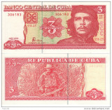 !!! CUBA - 3 PESOS 2005 - P 127 b - UNC / SERIA FB - 05 / AN F. RARR