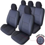 Set Huse Scaun Exclusive Leather Queen Negru Umb-B 522190 121394