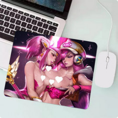 Mouse pad League Of Legends " Lux & Miss Fortune " 18x22cm