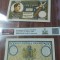 REPRODUCERE pe hartie cu filigran si fire UV proiect bancnota 500 lei 1939