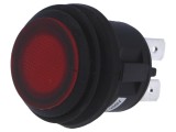 Comutator DPST-NO acţionat prin apăsare, IP65, 6A/250VAC