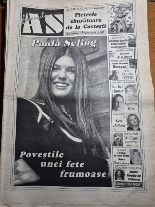 ziarul formula as 2 - 9 august 1999 - paula seling
