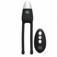 Vibrator pentru cupluri - Fifty Shades of Grey Relentless Vibrations Remote Control Vibe pentru cupl