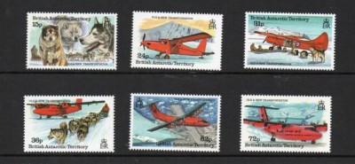British Antarctic 1994 - Mijloace de transport, serie neuzata foto