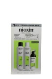 Set profesional impotriva ruperii Nioxin System 2 pentru par natural afectat de subtiere avansata: Sampon, 150 ml + Balsam, 150 ml + Tratament, 40 ml