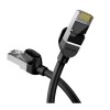 PATCH CORD UTP Baseus Cat6, fire din cupru, round cable, viteza maxima 1 Gbps, PVC, 0.5m, negru &quot;PCWL-AF01&quot; (timbru verde 0.08 lei) - 6953156233119