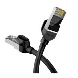 PATCH CORD UTP Baseus Cat6, fire din cupru, round cable, viteza maxima 1 Gbps, PVC, 0.5m, negru &quot;PCWL-AF01&quot; (timbru verde 0.08 lei) - 6953156233119