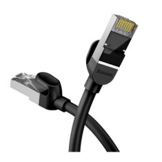 PATCH CORD UTP Baseus Cat6, fire din cupru, round cable, viteza maxima 1 Gbps, PVC, 0.5m, negru &quot;PCWL-AF01&quot; (timbru verde 0.08 lei) - 6953156233119