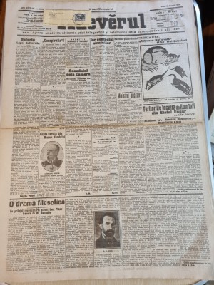 adevarul 30 ianuarie 1915-primul razboi mondial,ionel si vintila bratianu foto