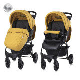 Carucior sport Olivia cu husa de picioare Lemon Curry, Lorelli