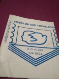 Cumpara ieftin PLIANT EXPOZITIE FILATELICA VARSTA DE AUR A COPILARIEI 21-29 01.1989 DEVA