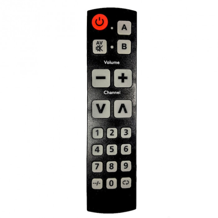 Telecomanda universala programabila Easy Remote Grande cu 20 butoane, elSales ELS-ERG, negru