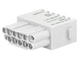 Conector modular mamă Han-Modular 12 pini 10A 250V