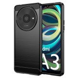 Techsuit - Carbon Silicone - Xiaomi Redmi A3 / Redmi A3x - Black