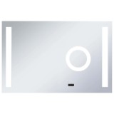 Cumpara ieftin Oglinda cu LED de perete de baie, cu senzor tactil, 100x60 cm