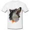 Tricou &quot; Neo traditional wolf &quot;