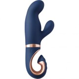 Vibrator G-Spot &amp; Clitoris G-Vibe Gentley Caribbean Blue, 6 Moduri, Silicon Premium, Reincarcabil, 2 Motoare, Garantie 3 Ani