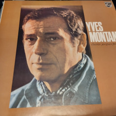 Vinil "Japan Press" Yves Montand Chante Jacques Prévert – Yves Montand (VG)