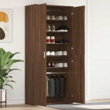Cabinet pantofi Stejar maro 80x39x180 cm Lemn stratificat