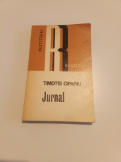 JURNAL - TIMOTEI CIPARIU foto