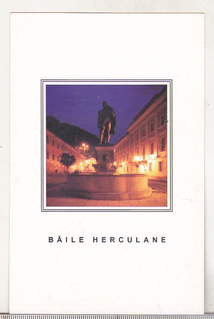 bnk cp Baile Herculane - Statuia lui Hercules - necirculata