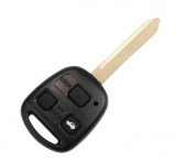 Set 2 bucati - Carcasa cheie Topautochei&amp;#174; compatibila cu Toyota Avensis Corolla Yaris Rav4 Camry,3 butoane, lamela TOY47