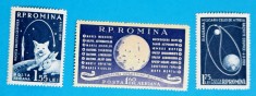TIMBRE ROM&Acirc;NIA LP487/1959 Anul Geofizic Internațional -Serie simplă -MNH