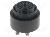 Semnalizator acustic buzer 12V 90dB MOFLASH IP55 negru 20mA