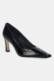 MICHAEL Michael Kors stilettos de piele Darrah culoarea negru, 40F5DRMP1A.001