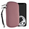 Husa Universala Kwmobile marime S - 4,5 inch, Neopren, Violet, 46188.1.167
