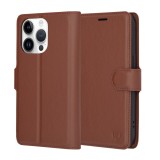 Husa iPhone 14 Pro Asteroid GSM Leather Folio, maro