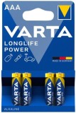 Baterii VARTA Alcaline High Energy AAA(r3), 4 buc/pac