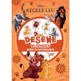 Disney. Regele leu. Desene de poveste. Carte cu autocolante