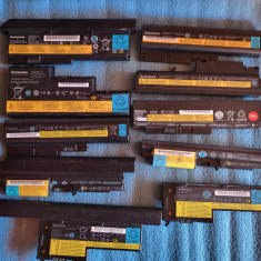 lot 10 baterii laptop - diverse modele - LENOVO