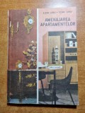 carte amenajari interioare - amenajarea apartamentelor - din anul 1984