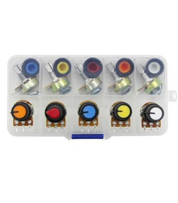 Kit potentiometri B1K 2K 5K 10K 20K 50K foto