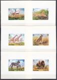 DB1 Ras al Khaima Fauna Africana 6 x SS de Lux MNH, Nestampilat