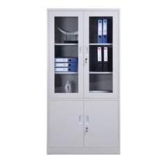 DULAP METALIC CU 4 RAFTURI 800x400x1800 mm (LxlxH) New Design, neasamblat, PLUS