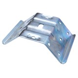Cumpara ieftin Coltar metalic, pentru masa, cu buza intoarsa, 86 x 45 x 55 mm, 50 buc / set