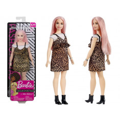 Papusa Barbie Fashionistas pantera rochie ZA3160