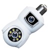 Camera video de supraveghere Damar E9, Tip bec, 360&deg;, Dubla lentila, Fixa si Mobila, Interior/Exterior, Wifi, 2MP, Rezolutie 1920*1080 Full HD, Rotire