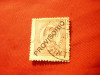 Timbru Portugalia 1892 ,Rege Luis I ,25 reis supratipar Provisorio ,stamp., Stampilat