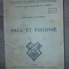 Paul et Virginie- Bernardin de St. Pierre Editura: Lutetia